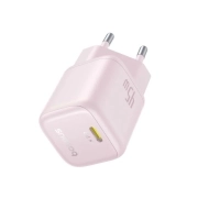 شارژر دیواری بیسوس مدل PicoGo GaN 45W - صورتی 2