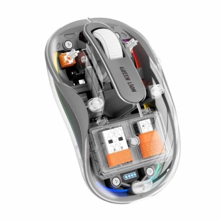 ماوس بی سیم گرین لاین مدل Turtle - خاکستری