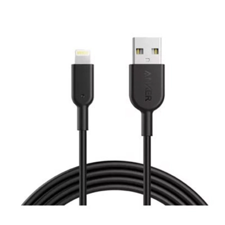 کابل شارژ USB-A به لایتنینگ انکر مدل A8432H12 طول 90cm- مشکی