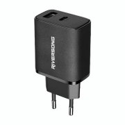 شارژر دیواری ریورسانگ مدل SafeKub D3 AD26 - مشکی