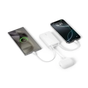 پاوربانک بیسوس مدل PicoGo ظرفیت 10000mAh و توان 45W - سفید