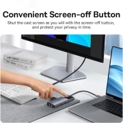 هاب USB-C شش پورت بیسوس مدل Metal Gleam 2 Series - خاکستری