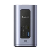 داک استیشن USB-C دوازده در یک پورت بیسوس مدل Nomos NU1 Air Win – خاکستری