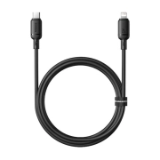 کابل شارژ سریع USB-C به Lightning بیسوس مدل Silky 20W طول 1m - مشکی