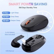 ماوس بی سیم بیسوس مدل F01B - خاکستری