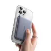 پاوربانک مگنتی بیسوس مدل PicoGo Ultra-Slim Qi2 ظرفیت 10000mAh – خاکستری