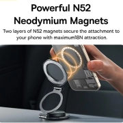 پایه نگهدارنده مگنتی موبایل بیسوس مدل MagPro Series II – مشکی