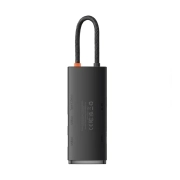 هاب 6 پورت USB-C بیسوس مدل Lite Series WKQX050001 - مشکی
