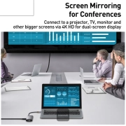 هاب 8 پورت بیسوس مدل Metal Gleam Series CAHUB-CV0G - خاکستری 2