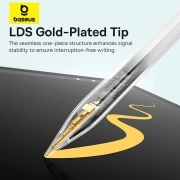 قلم لمسی بیسوس مدل Smooth Writing 3 – سفید 7