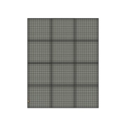 زیرانداز آکاردئونی دو نفره هپی کمپ کد 46814 - چهارخانه کرم