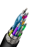 کابل HDMI بیسوس مدل Cafule 4K CADKLF-G01 طول 3m - مشکی 2