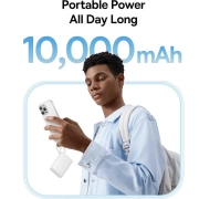 پاوربانک بیسوس مدل PicoGo ظرفیت 10000mAh - سفید