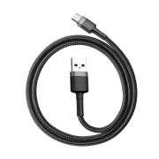کابل شارژ سریع USB-A به USB-C بیسوس مدل Cafule 3A طول 1m - مشکی/خاکستری