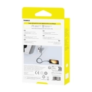 کابل شارژ سریع USB-A به USB-C بیسوس مدل Silky Series 100W طول 1m - مشکی