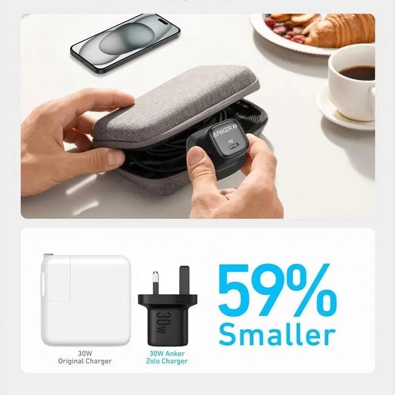 شارژر دیواری انکر مدل Zolo A2699K11 20W - مشکی 1