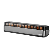 پلاک پارکینگ خودرو بیسوس مدل ACNUM-B0G – خاکستری تیره