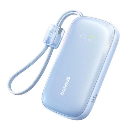 پاوربانک بیسوس مدل EnerFill FC21 Qpow 3 ظرفیت 20000mAh - آبی