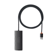 هاب چهار پورت USB-A بیسوس مدل Lite Series - مشکی