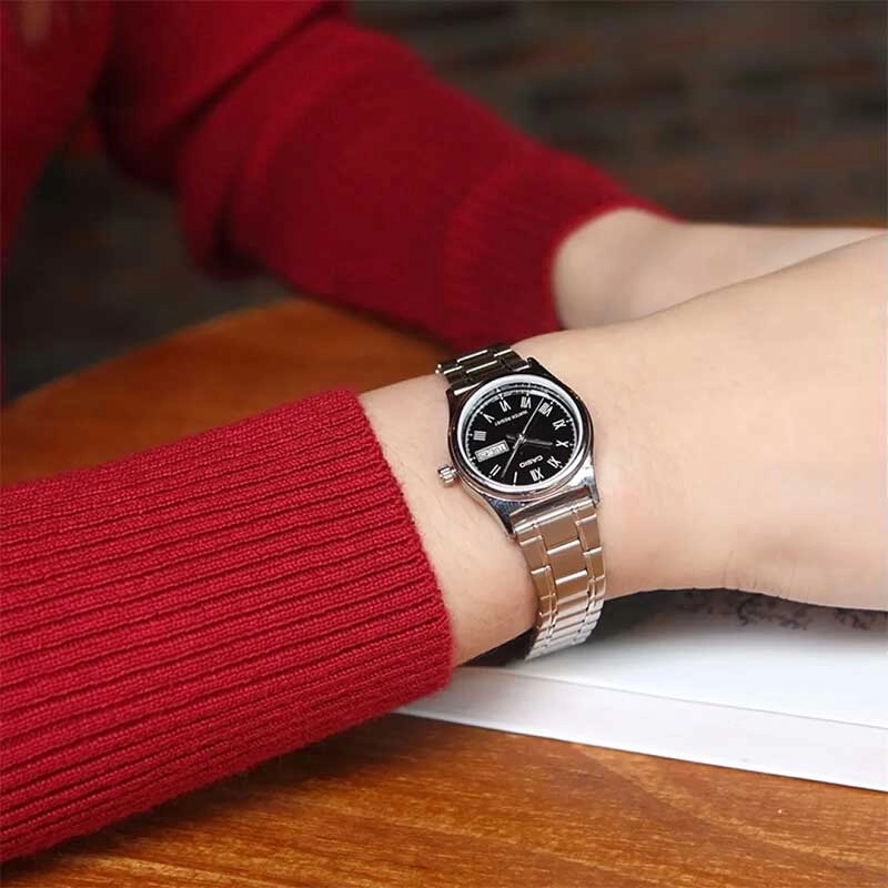 ساعت مچی زنانه CASIO مدل LTP-V006D-1B