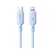 کابل شارژ سریع USB-C به Lightning بیسوس مدل P10377700313-00 طول 1m – آبی 2