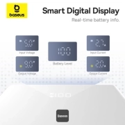 پاوربانک بیسوس مدل PicoGo PPPG1W20 ظرفیت 10000mAh همراه با کابل - سفید 2