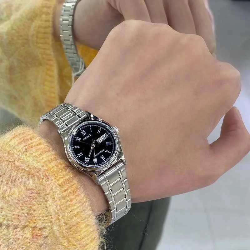 ساعت مچی زنانه CASIO مدل LTP-V006D-1B