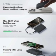 پاوربانک بیسوس مدل EnerFill FM11 ظرفیت 10000mAh همراه با کابل – مشکی