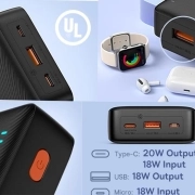 پاوربانک بیسوس مدل Airpow ظرفیت 20000mAh – مشکی