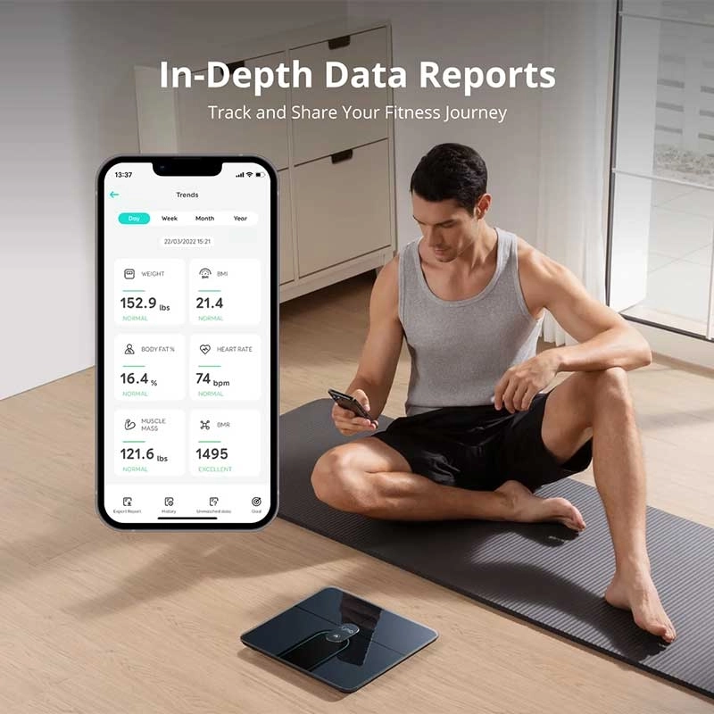 ترازوی ورزشی هوشمند انکر eufy Smart Scale P2 Pro مدل T9149K11