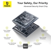 پاوربانک بیسوس مدل QPow2 PPQD4-20C ظرفیت 20000mAh همراه با کابل - مشکی 2