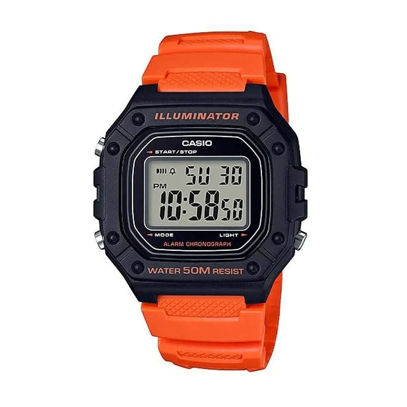 ساعت مچی کاسیو مدل CASIO-W-218H-4B