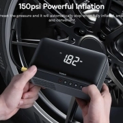 جامپ استارتر چندکاره بیسوس مدل Super Energy Series 4-in-1 ظرفیت 6000mAh - مشکی