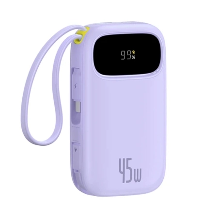 پاوربانک بیسوس مدل EnerFill FC31 PPQD3-1040 ظرفیت 10000mAh - بنفش