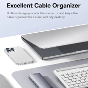 هاب USB-C یازده پورت بیسوس مدل Metal Gleam Series BS-OH147 - خاکستری فضایی