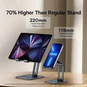 هولدر موبایل بیسوس مدل Biaxial Foldable - خاکستری