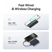 پاوربانک بیسوس مدل EnerFill FM11 ظرفیت 10000mAh همراه با کابل – مشکی