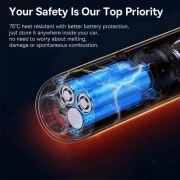 جارو شارژی خودرو بیسوس مدل A3lite 100W - مشکی