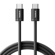 کابل شارژ سریع USB-C به USB-C بیسوس مدل Dynamic 4 Series طول 1m- مشکی