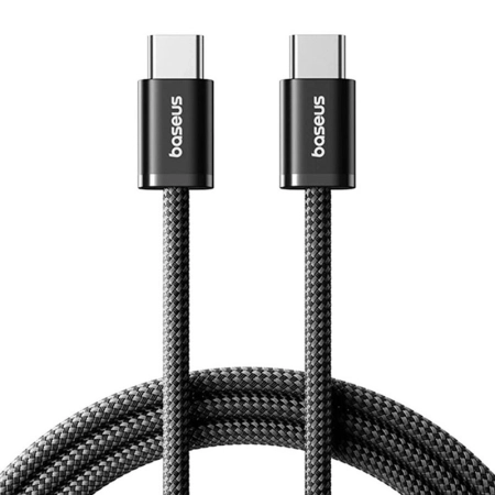 کابل شارژ سریع USB-C به USB-C بیسوس مدل Dynamic 4 Series طول 1m- مشکی