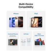پاوربانک بیسوس مدل EnerFill FC21 Qpow 3 ظرفیت 20000mAh - آبی