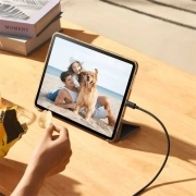 کابل شارژ سریع USB-C به USB-C بیسوس مدل cawj040001 طول 1m - مشکی