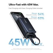 پاوربانک بیسوس مدل PicoGo ظرفیت 10000mAh و توان 45W - مشکی 2