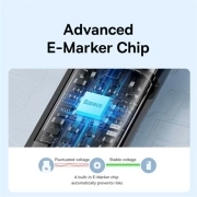 کابل شارژ سریع USB-C به USB-C بیسوس مدل cawj040001 طول 1m - مشکی