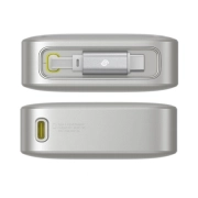 پاوربانک بیسوس مدل Free2Pull P10073700843 ظرفیت 20000mAh همراه با کابل – خاکستری
