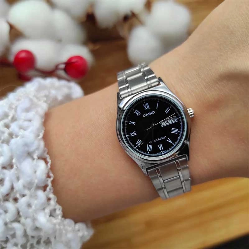 ساعت مچی زنانه CASIO مدل LTP-V006D-1B