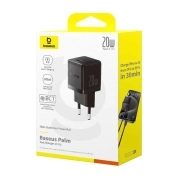 شارژر دیواری بیسوس مدل Palm 20W - مشکی