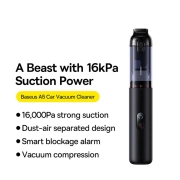 جارو شارژی خودرو بیسوس مدل A5 130W - مشکی