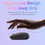 ماوس بی سیم بیسوس مدل F01B - خاکستری