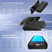 پاوربانک بیسوس مدل Airpow ظرفیت 20000mAh – مشکی
